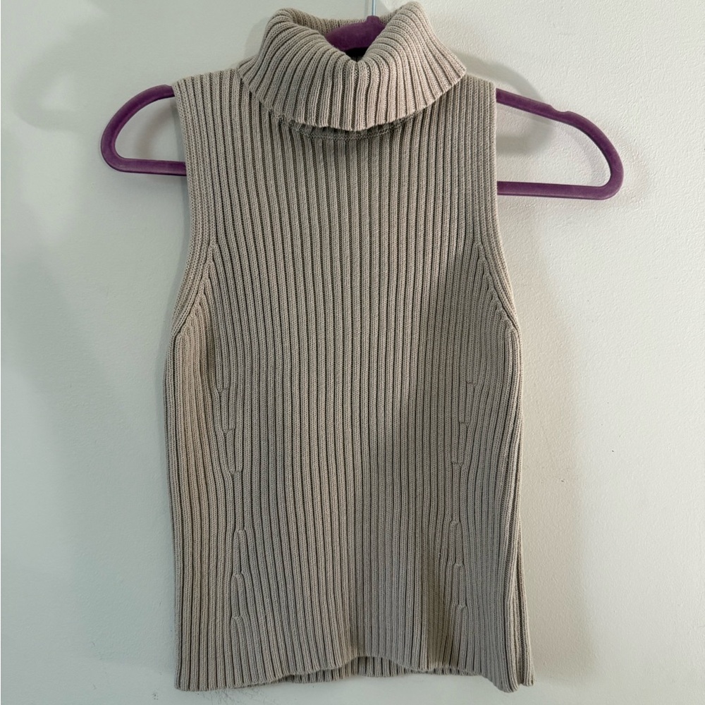 Xhilaration Ribbed Turtleneck Sweater - Cream